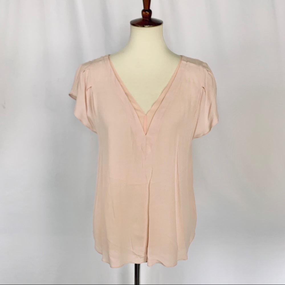 REBECCA TAYLOR Blush Pink Top